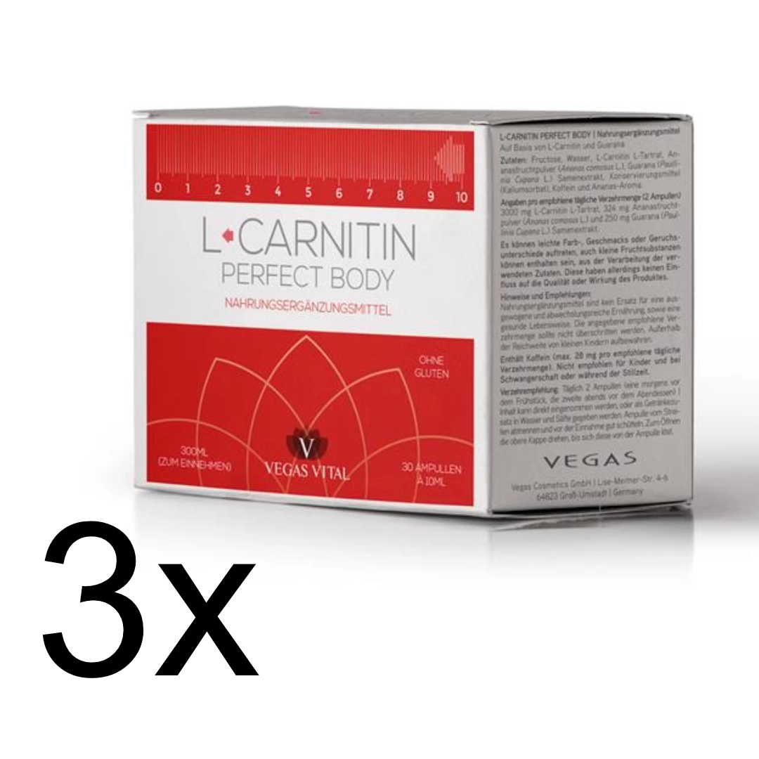 Vegas Cosmetics  - L-Carnitin Perfect Body 3er Pack